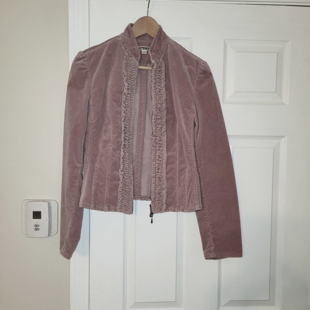 Velvet blazer from Express